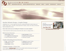 Tablet Screenshot of designdivine.com